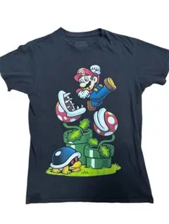 レア　キャラ Tシャツ ビンテージ 古着 90s スーパー マリオ ゲーム