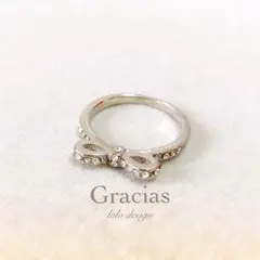 新品★メルカリ便★リボンリング指輪 ☆レディース