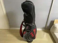 POWER BILTゴルフバッグ クラブセット　ブラック/レッド