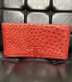 CHANEL シャネルオーストリッチ バッグ クラッチバッグ