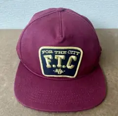 希少 USA製 FTC キャップ FOR THE CITY SF スケボー