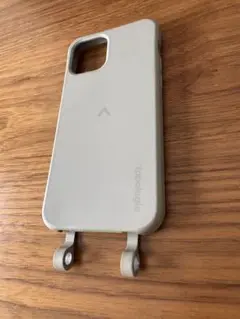 topologie iPhone12用ソフトケース グレー
