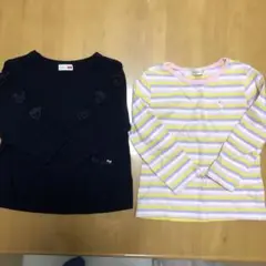 KP 長袖Tシャツとニットトレーナーセット