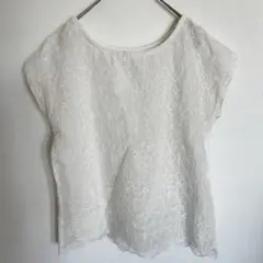 【NATURAL BEAUTY BASIC 】ノースリーブ M ホワイト