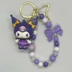 クロミ キーホルダー ストラップ パープル