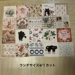 デコパージュペーパーナプキン4/1カット30枚セット⑧