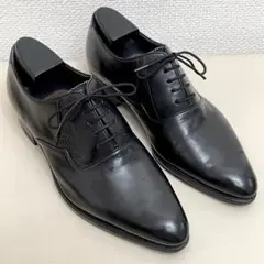 【超稀少✨️】蓮根靴店 プレーントゥ ビンテージ ハンドソーン ブラック 革靴