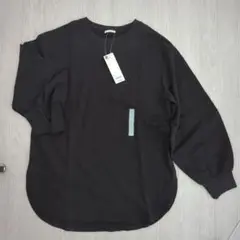 GU ミニ裏毛オーバーサイズT（長袖）Sサイズ