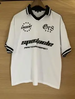 SUGGESTION ゲームシャツ ブラック サッカーシャツ 半袖 メンズ