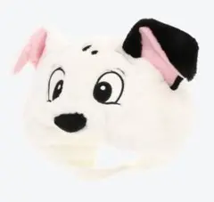 犬の顔のフリース帽子