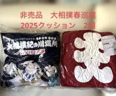 非売品　大相撲クッション ２個　和歌山紀の川春巡業（2025年４月）