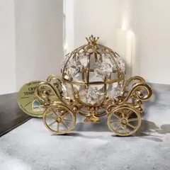 スワロフスキー　馬車　置物 スワロフスキー 馬車型小物入れ 【キラキラ小物 インテリア雑貨