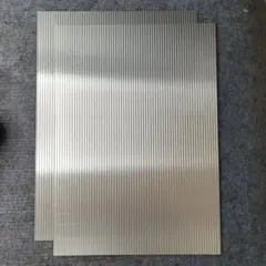 アルミ 筋板 厚み1mm A4サイズ ２枚セット