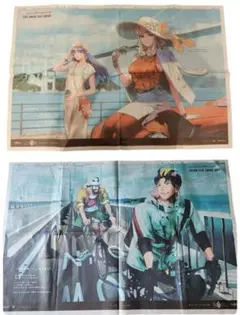 ❤2枚セット希少❤FGO 10周年 愛媛新聞広告 地方紙 しまなみ海道