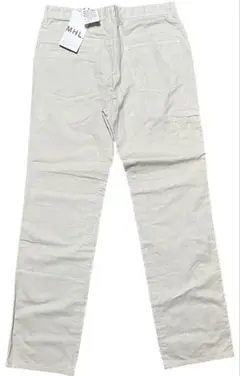 【未使用タグ付】MHL　チノパンベージュ　サイズ2 MARGARETHOWELL