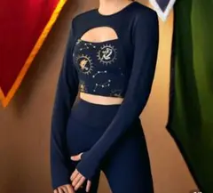 SHEIN ハリーポッター トレーニングトップス ヨガウェア