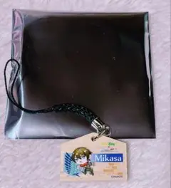 新品 進撃の巨人 ミカサ NEWDAYS コラボ 絵馬根付 ミニキャラ