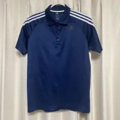 adidas ネイビー climalite シャツ L ポロシャツ