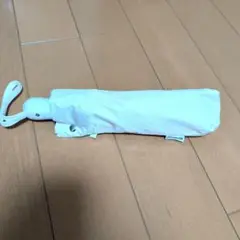 自動開閉ホワイト折りたたみ晴雨兼用傘
