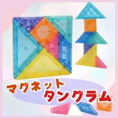 新品　マグネットタングラム　モンテッソーリ　知育玩具　見本106パターン