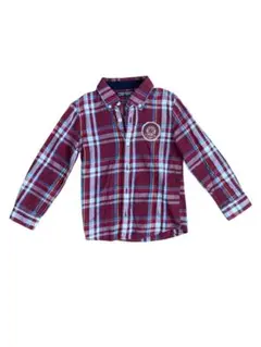 TOMMY HILFIGER チェック柄長袖シャツ 110
