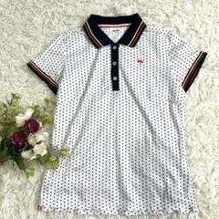 〝エレッセellesse〟半袖ポロシャツ　メッシュ　スポーツウェア　ゴルフ　38