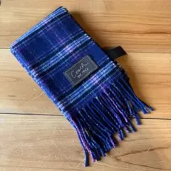 【新品未使用】COACH コーチ マフラー ショール 上質カシミヤ+ウール 高級
