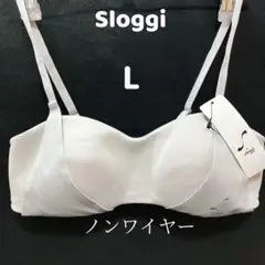 在庫1点　サイズL トリンプ　エス バイ スロギー スムース ノンワイヤーブラ