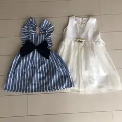 kids 正装用ドレス　リボンワンピース 2枚