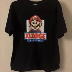 XLARGE マリオ Tシャツ ブラック　古着加工