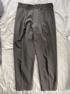 stein EX WIDE TROUSERS ブラウンカーキ