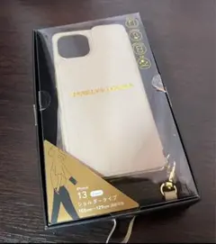 MAELYS LOUNA iPhone13用スマホショルダーストラップ ベージュ