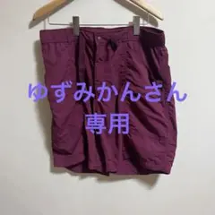 UNIQLOパープル XL ナイロンショートパンツ