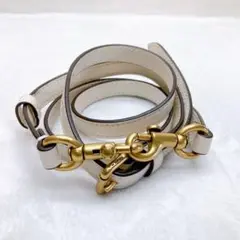✨超美品✨COACH コーチ ショルダーストラップ ストラップのみ レザー 白