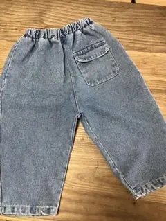 アイモハ　デニムテーパードパンツ　110cm