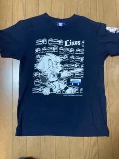 Mサイズ 埼玉西武ライオンズ　レオと西武鉄道コラボTシャツ