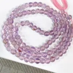 在庫処分特価＊ピンクアメジスト＊インド製丸玉a45