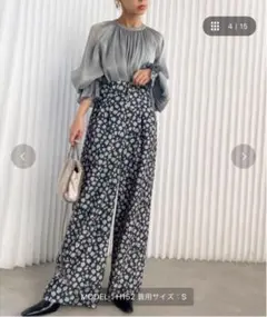 アメリヴィンテージ フラワーパンツ