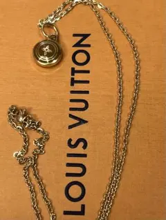 【正規】Louis Vuitton ミニ チャーム ネックレス ブラウン