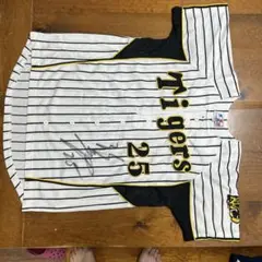 阪神タイガース　ユニフォーム Lサイズ　背番号25 新井サイン入り
