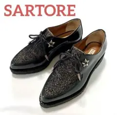 【極美品】サルトル●切替デザイン レザーシューズ