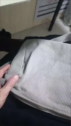 コーデュロイ グレー 敷きパッド