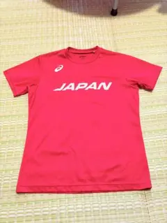 男子バレーボール　石川祐希　asics JAPAN 赤 Mサイズ シャツ