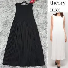 極美品✨24SS セオリーリュクス WISDOM ROSEN プリーツドレス M