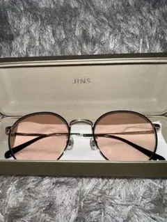 値下げ可能！JINS ラウンドサングラス オレンジレンズ