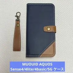 MUOUID AQUOS Sense4/4lite/4basic/5G ケース