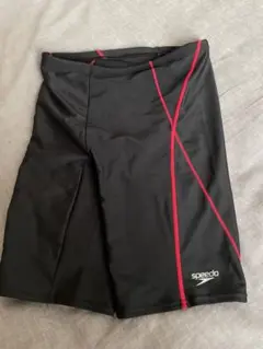 speedo 男の子用水着 黒/赤　160 150