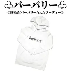 【超美品】バーバリーロンドン パーカー フーディ ロゴ レア BURBERRY