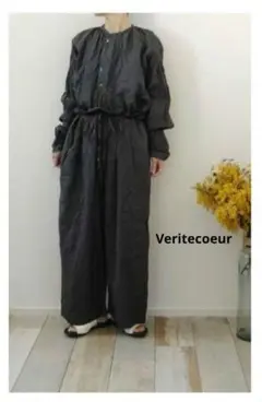 Veritecoeur ヴェリテクール ドローストリングイージーパンツ