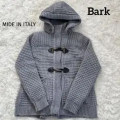【極美品】Bark ダッフルニットM−L相当 グレー フード外し可 イタリア製